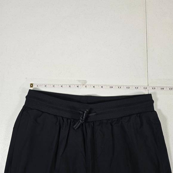 1st Phorm Men Black Athletic Track Pants Joggers Size M Nylon Spandex Drawstring - Picture 4 of 9